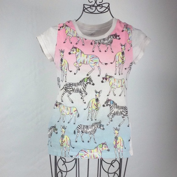 Girls zebra t-shirt - Picture 2 of 8